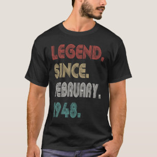 75 jaar oude legering sinds februari 1948 75 t-shirt