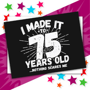 75 Jaar Oude Sarcastische Meme Leuke 75e Verjaarda Briefkaart