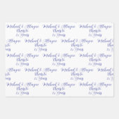 75 jaar roze lavendel 75ste Jubileum Inpakpapier Vel (Voorkant 2)