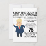 75 jaar Trump Happy Birthday Cadeau Funny<br><div class="desc">Apparel best for men,  women,  ladies,  adults,  boys,  girls,  couples,  mom,  dad,  aunne,  uncle,  him & her,  Birthdays,  Anniversaries,  School,  Graduations,  Holidays,  Christmas</div>