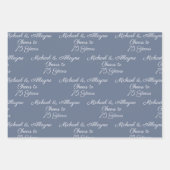 75 jaar zwart-wit 75e Jubileum Inpakpapier Vel (Voorkant 3)