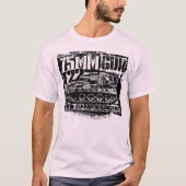 75 mm pistool T22 T-Shirt T-Shirt (Voorkant)