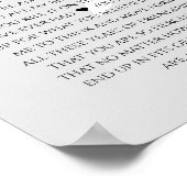 75 redenen waarom we van je houden 80ste 60ste ver poster (Hoek)