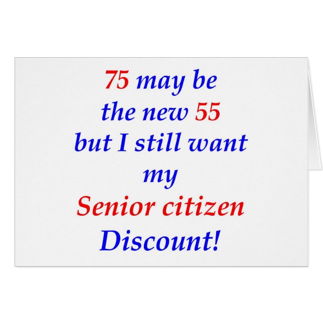 75 Senior Citizen (Voorkant Horizontaal)