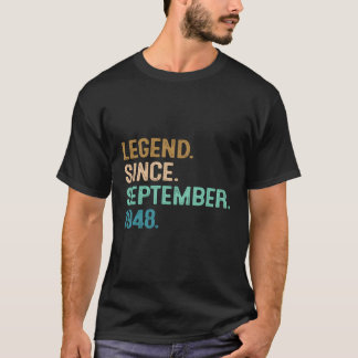 75 september 1948 75th t-shirt