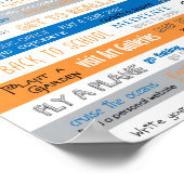 75 Te doen dingen wanneer u uw bedrijf verlaat Poster (Hoek)