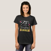 75 Verbluffende Verjaardag T-shirt (Voorkant volledig)