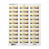.75 "x2.25" Business Address Label Sunrise Pathway (Full Sheet)