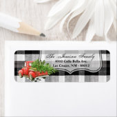 .75"x2.25" het Adres van de terugkeer Etiket XMAS  (Insitu)