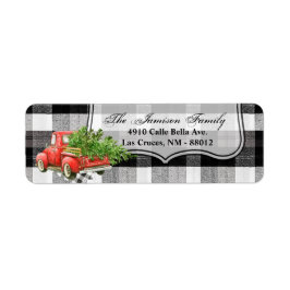 .75"x2.25" het Adres van de terugkeer Etiket XMAS