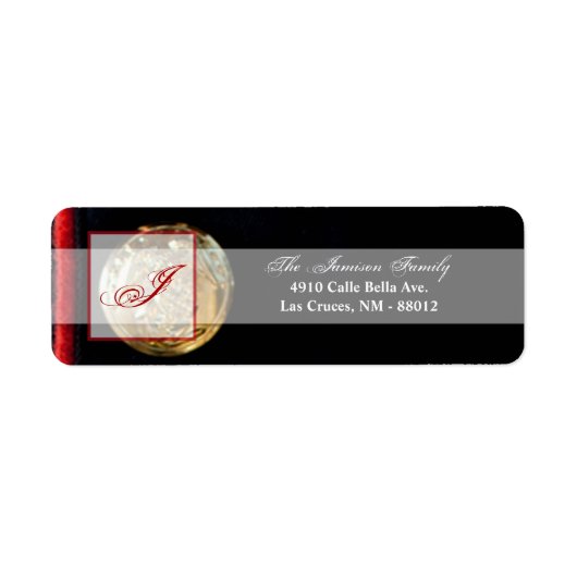 .75"x2.25" het Adres van de terugkeer het Etiket M (Voorkant)