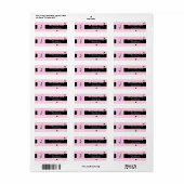 .75"x2.25" het Adres van de terugkeer het Etiket R (Full Sheet)