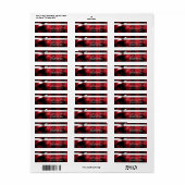 .75"x2.25"het Adres van de terugkeer het Etiket va (Full Sheet)