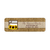 .75"x2.25" het Adres van de terugkeer het Etiket Z (Voorkant)