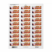 .75"x2.25"het Adres van de terugkeer het Etiket Zo (Full Sheet)