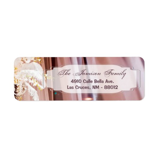 .75"x2.25" het Centrum van de Veer van het Etiket  (Voorkant)