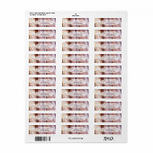 .75"x2.25" het Centrum van de Veer van het Etiket  (Full Sheet)