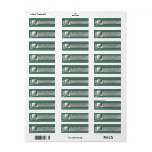 .75"x2.25" het Etiket van het Adres van de terugke (Full Sheet)