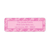.75 "x2.25" PinkARMY ACU Camo Retour Adreslabel Etiket (Voorkant)