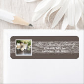 .75 "x2.25" retouradres label Beach Zee Mason (Insitu)