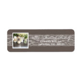 .75 "x2.25" retouradres label Beach Zee Mason (Voorkant)