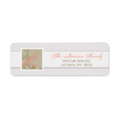 .75 "x2.25" Retouradres Label  Love Bird (Voorkant)
