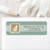 .75 "x2.25" Retouradres Label  Love Bird (Insitu)