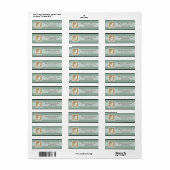 .75 "x2.25" Retouradres Label  Love Bird (Full Sheet)