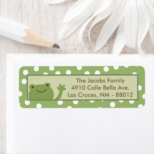 .75 "x2.25" Retouradres Label Safari Oerwoud Monk (Insitu)