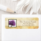 .75 "x2.25" Retouradres Label Spring Tree Aged (Insitu)