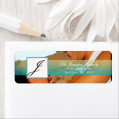 .75 "x2.25" Retouradres Label Sunset Fade Blauwgro (Insitu)