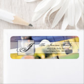 .75 "x2.25" Retouradres Mason Jar Kaarsenhouders Etiket (Insitu)