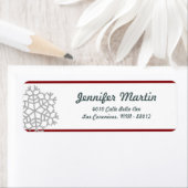 .75 "x2.25" Retouradres White Tree Etiket (Insitu)