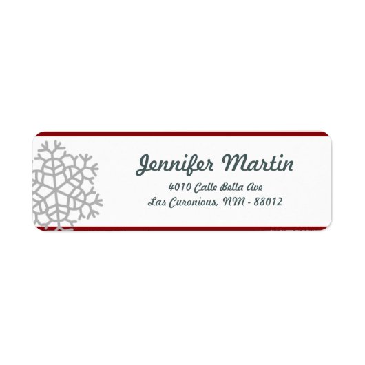 .75 "x2.25" Retouradres White Tree Etiket (Voorkant)