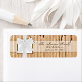 .75 "x2.25" retouradresetiket kartonnen flap etiket (Insitu)