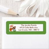 .75 "x2.25" Retouradreslabel All-Star Green Etiket (Insitu)