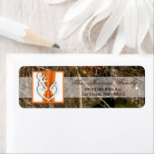 .75 "x2.25" Retouradreslabel Hertenpaar Doe Etiket (Insitu)