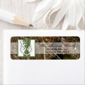 .75 "x2.25" Retouradreslabel Hertenpaar Doe Etiket (Insitu)