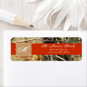 .75 "x2.25" Retouradreslabel Jagers Camoflouge Etiket (Insitu)