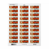 .75 "x2.25" Retouradreslabel Jagers Camoflouge Etiket (Full Sheet)