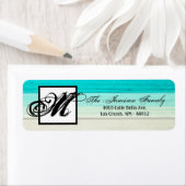 .75 "x2.25" Retouradreslabel Ombre Blue Frostin Etiket (Insitu)