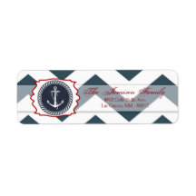 .75"x2.25"Terugkeeradres Nautisch Ankerkompas