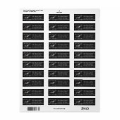 .75"x2.25"Terugkeeradresetiket Modern krijtbord Etiket (Full Sheet)