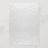 75e / 60e wit Jubileum met glitter Diamond Kaart (Achterkant)