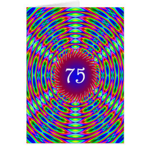 75e Abstracte Trippy Swirls van Birthday