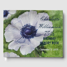 75e Anemone Floral Birthday Memory