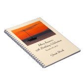 75e Birthday Party Guest Book, Sailboot at Sunset Notitieboek (Rechterzijde)