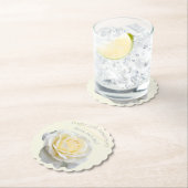 75e bruiloft Jubileum Party bewerkbaar Kartonnen Onderzetters (Insitu)