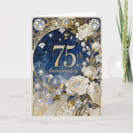 75e Diamanten Huwelijksverjaardag Kaart