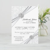 75e diamantontwerp voor Jubileum Kaart (Staand voorkant)